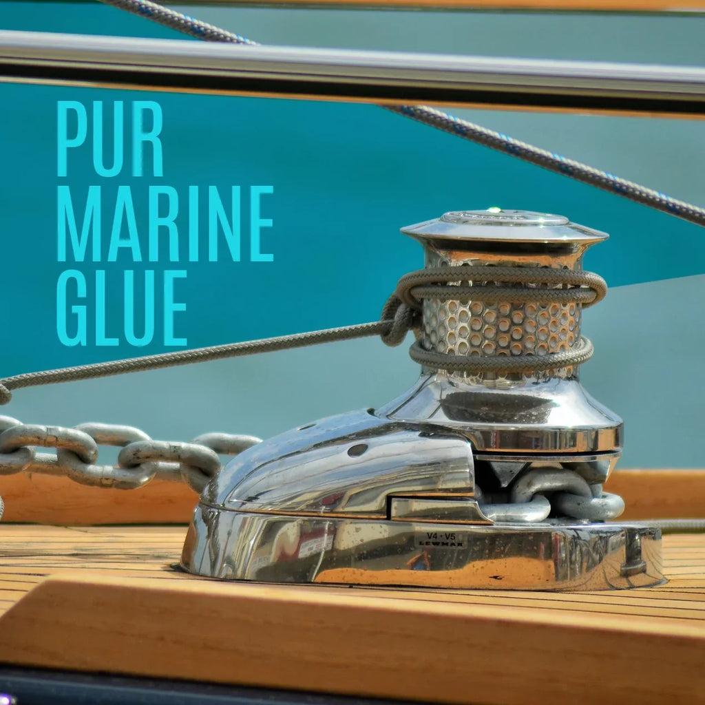 Waterproof Polyurethane Glue 16 oz. Bottle Marine Glue For Boats and RVs Natural  Adhesive for Above and Below the Waterline (1 Pack)