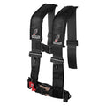 Dragonfire Racing 4-Point H-Style Safety Harness w/Adjustable Sternum Clip 3" Passenger Side Black for Can-Am Maverick X3 X  Turbo R 2017-2018