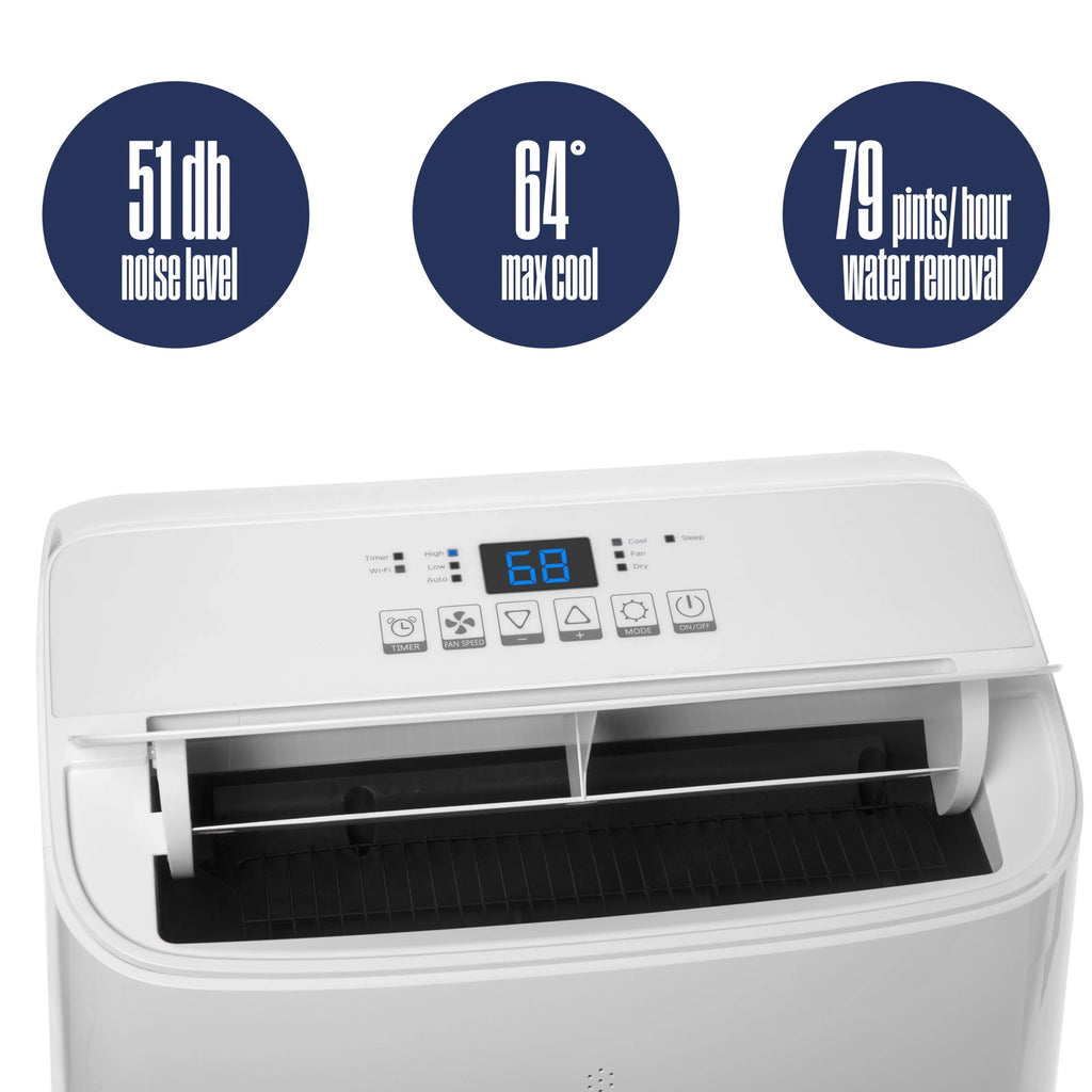 Westinghouse 14,000  Portable Air Conditioner with Dehumidifier with Remote & Smart App, up to 700 Sq Ft