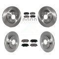 Transit Auto - Front Rear Disc Brake Rotors And Semi-Metallic Pads Kit For 2022 Hyundai Kona  With Electric Parking K8S-103756