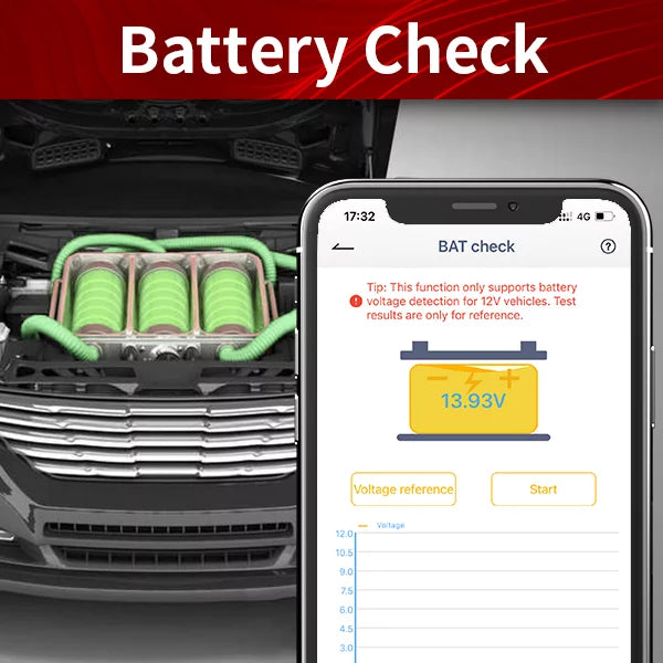 Ancel BD500 Wireless Car Scanner Fits for  Audi Skoda Seat  Vehicles Bluetooth OBD2 Scanner Code Reader Check All Systems Oil Reset  Reset Throttle Learning Automotive Diagnostic Scan Tool