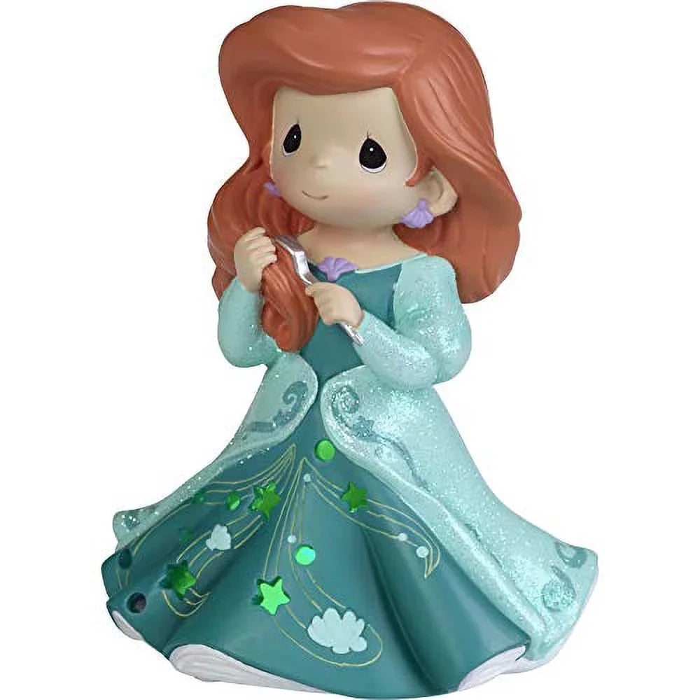 Precious Moments Disney Princess Ariel  Cutout Dress Musical Figurine #192111
