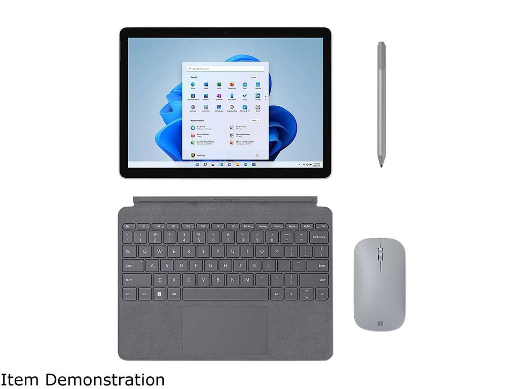Microsoft Surface Go 3 10.5" Pixel Sense Display, 10 Point Multi-Touch, Intel Core i3-10100Y, 8GB , 128GB , Platinum, Windows 11, 8VC-00001