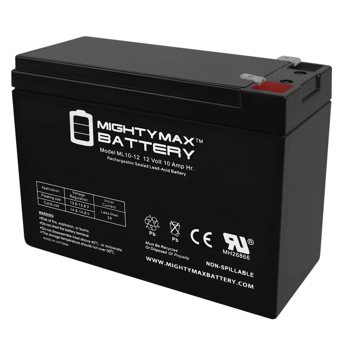12V 10AH Battery for  Model # ES400