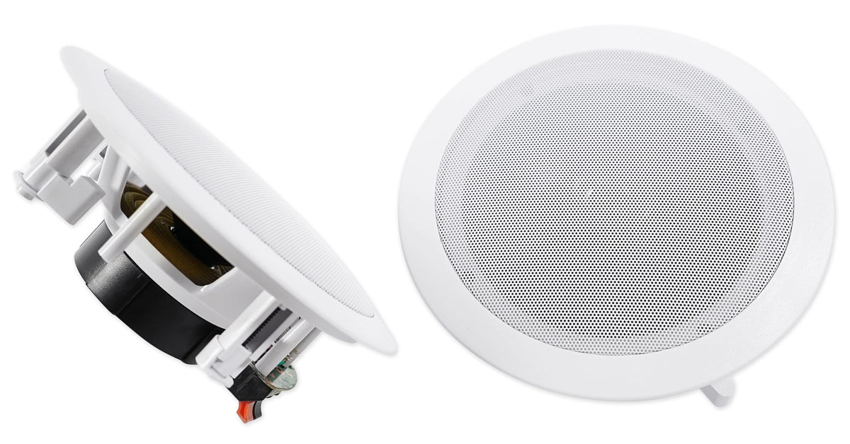 Rockville  Tube Amp/Home Theater Receiver+(8) 6.5" White Ceiling Speakers
