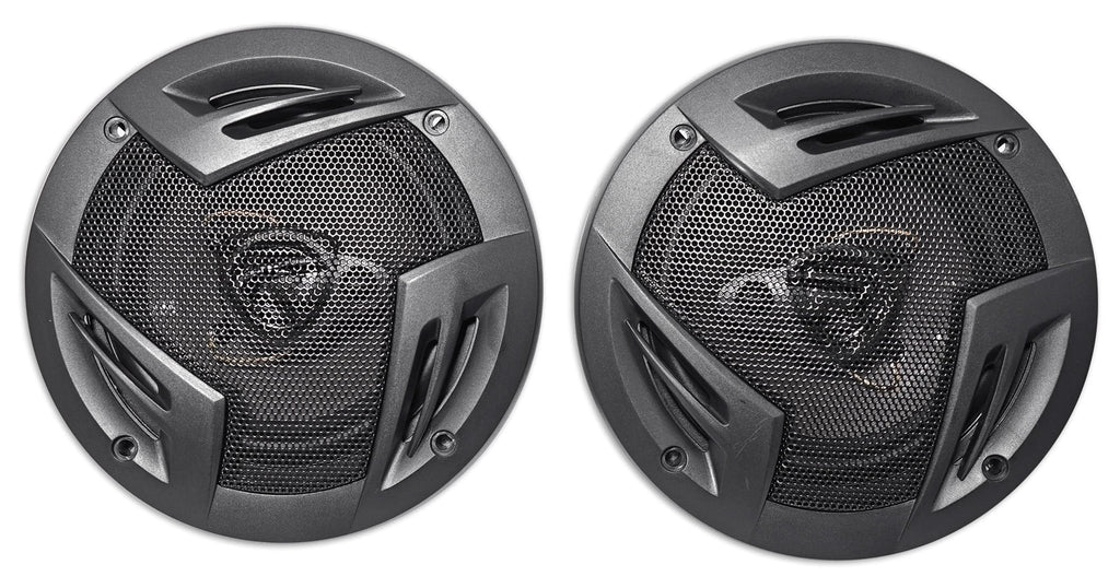 (4) Rockville RV5.3A 5.25" 3-Way Car Speakers 1200 Watts/200 Watts   Rated
