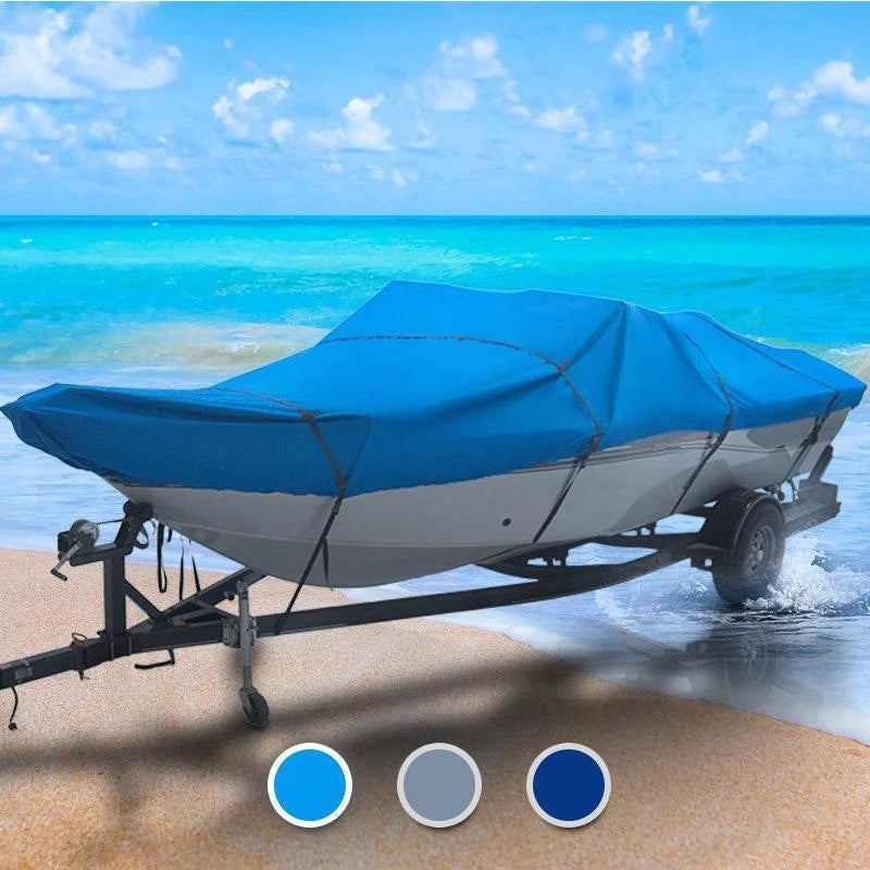 Semi-Custom Fishing Boat with T-Top/Hard Top 24' 6" Long and 102" Wide Seal Skin 1200 Boat Cover