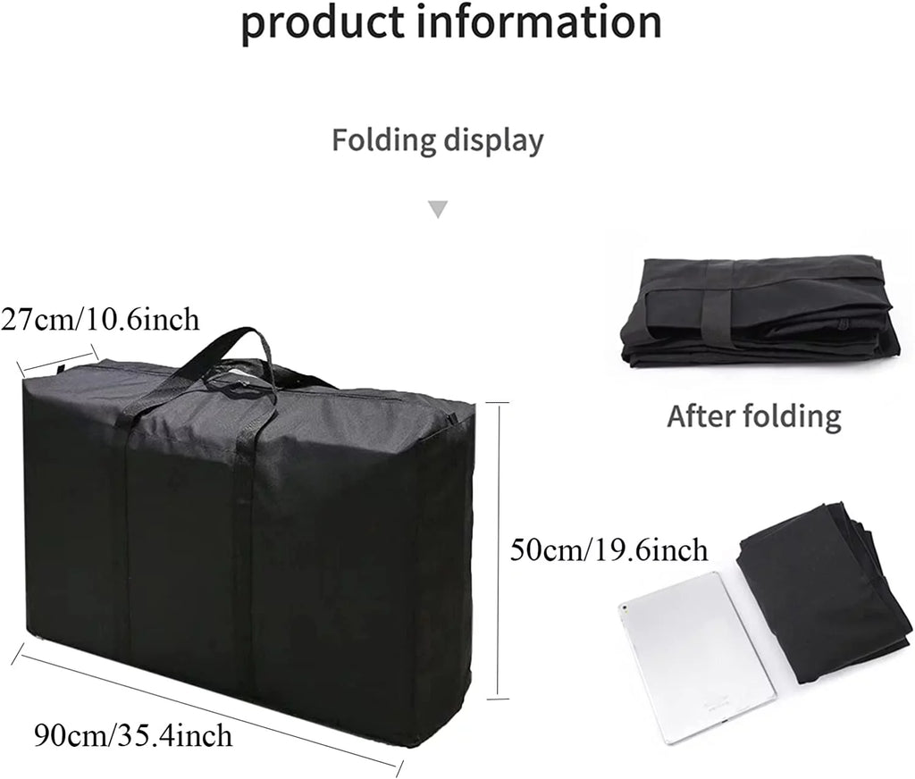 120L Large Kayak Storage Bag, Foldable Kayak Accessories for Kayak Boat, Inflatable Boat, Fishing Boat, Rubber Boat