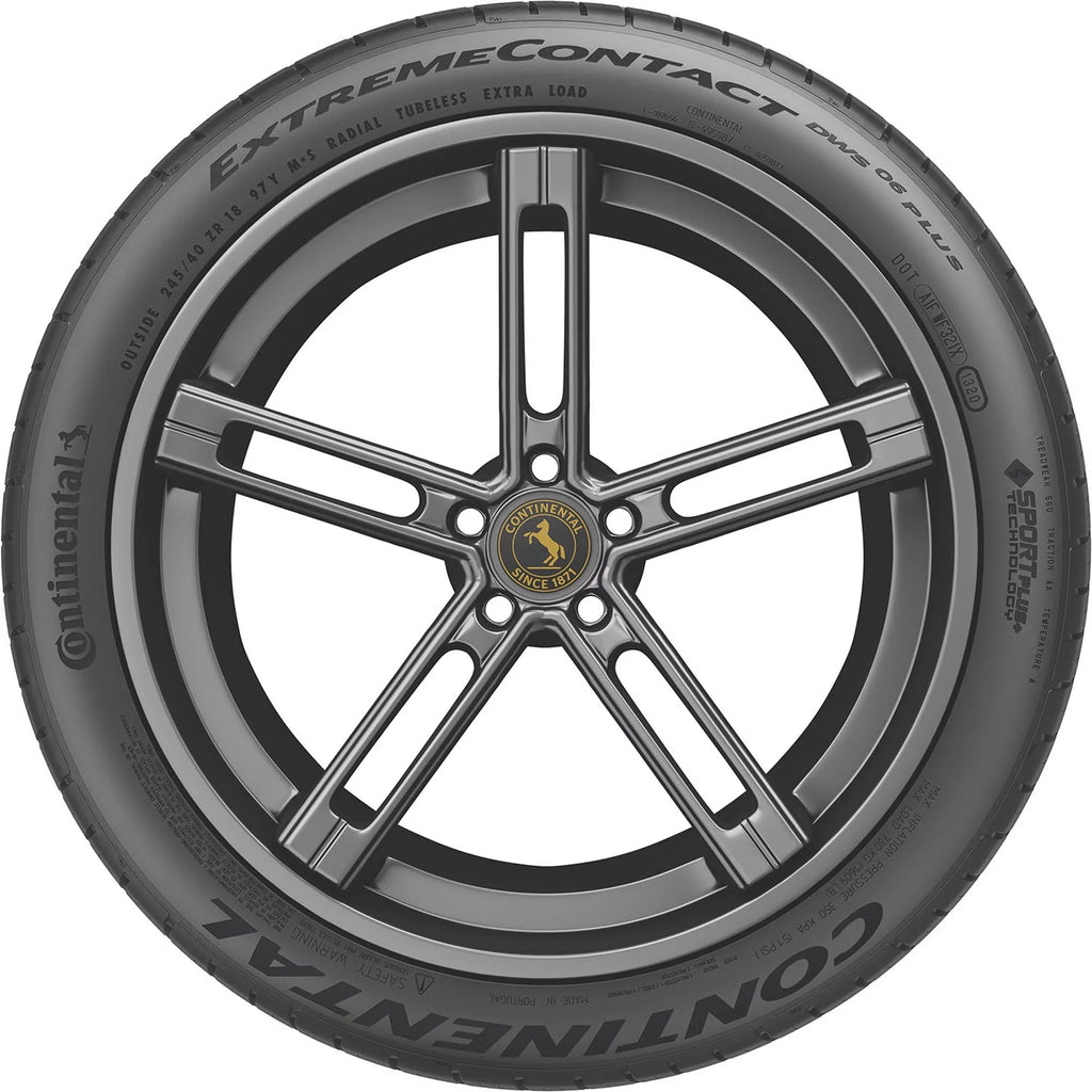 Continental ExtremeContact DWS06  All Season 275/35ZR18 95Y Passenger Tire Fits: 2006-07 Chevrolet Corvette Z06, 2008 Chevrolet Corvette 427 Limited Edition Z06