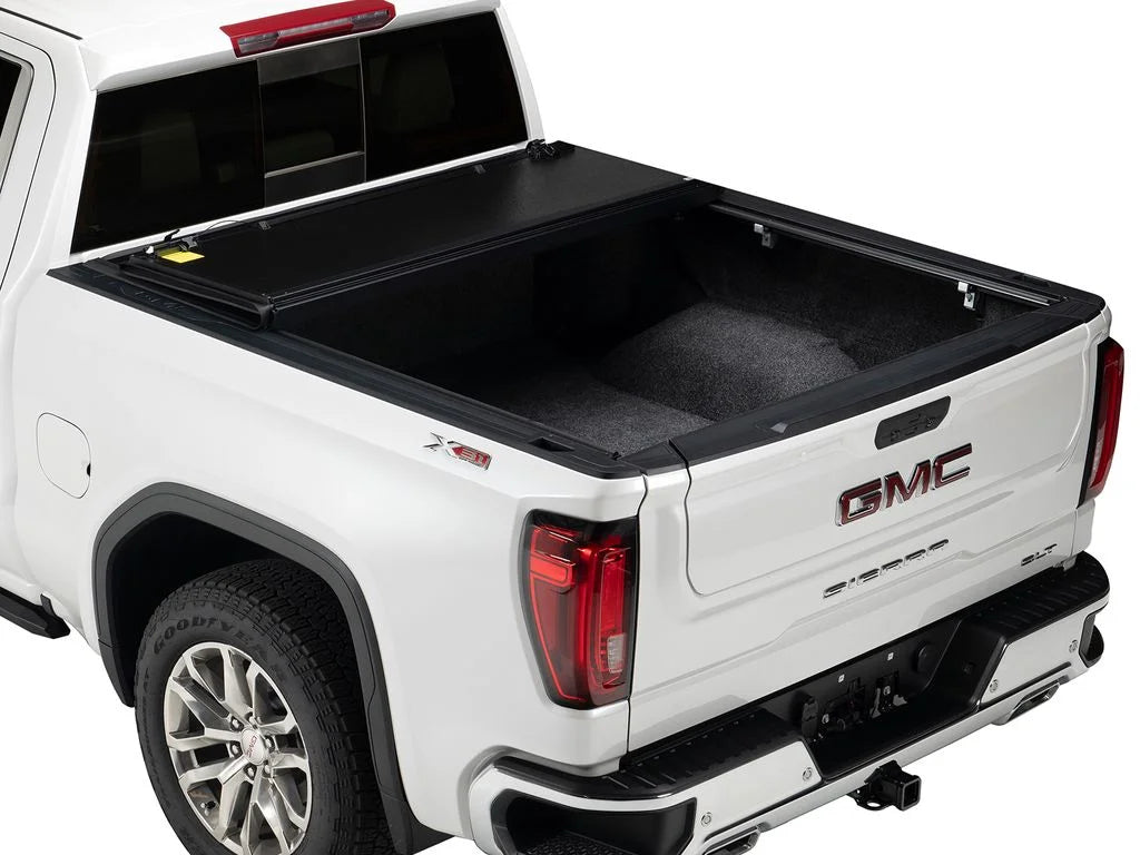 Gator by RealTruck  Hard Tri-Fold Truck Bed Tonneau Cover | GC14019 | Compatible with 2014 - 2018, 2019 Ltd/Lgcy Chevy/ Silverado/Sierra Limited 1500 6' 7" Bed (78.9")