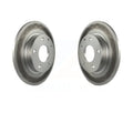 Rear Coated Disc Brake Rotors Pair For Mazda 3 -3 -30 Sport -100663