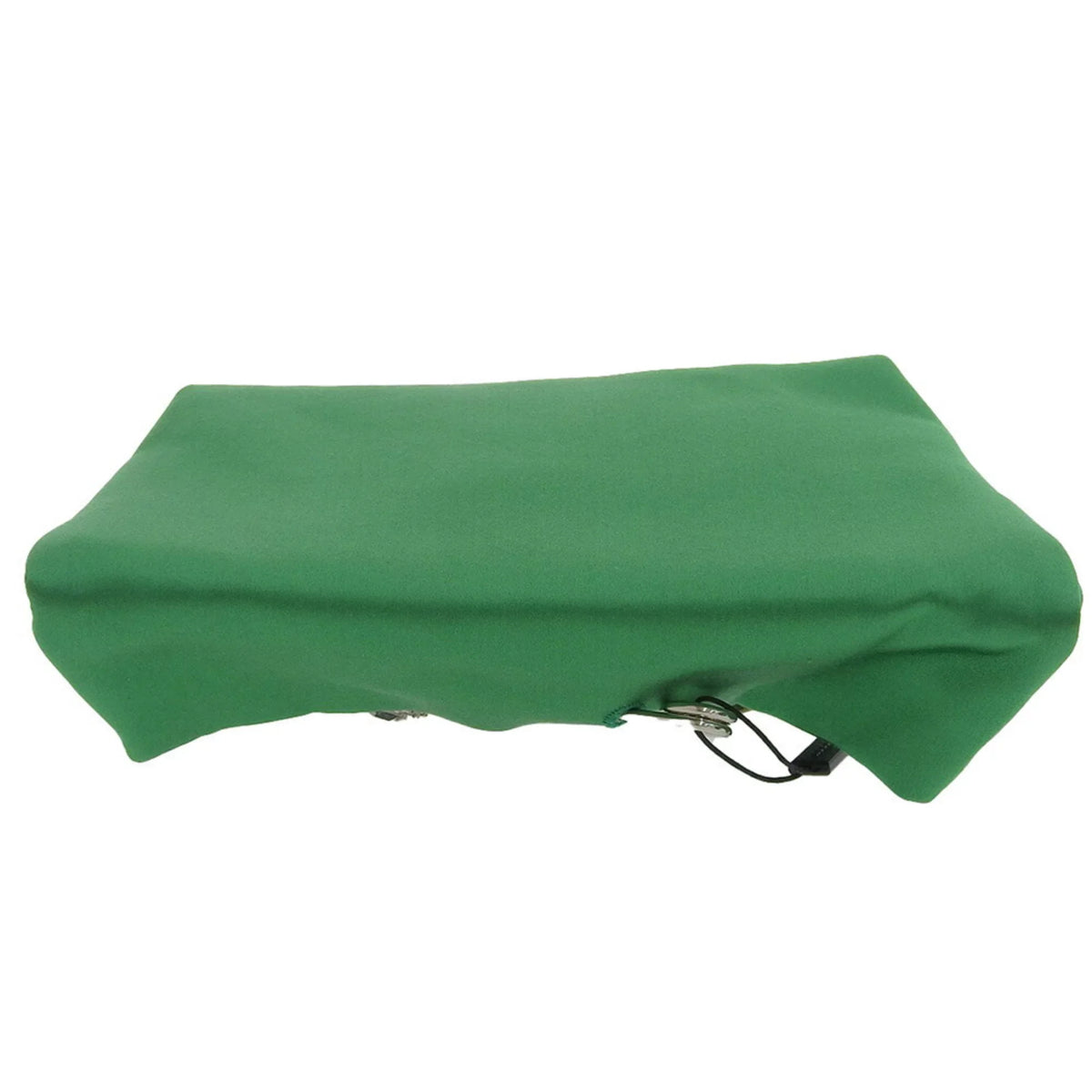 Pre-Owned Burberry  pin clutch bag viscose silk rhinestone bijou green (Like New)