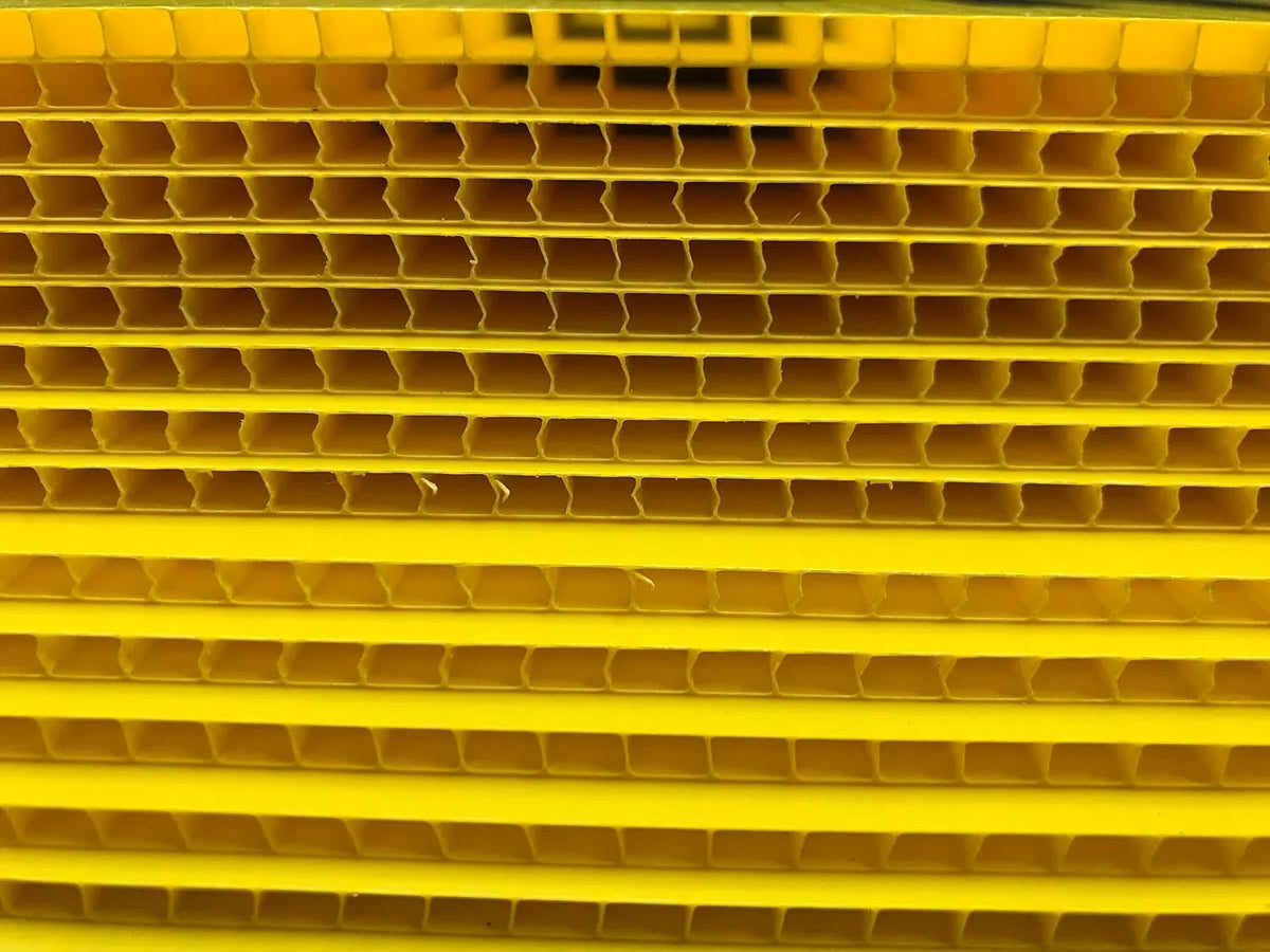 5 Pack   Yellow Sign 6” X 24" ( ) Pre-Printed Double Sides Yellow Corrugated Plastic 4Mm, Sign Board 4Mm, ***Sign , Metal Sign & Sign Post Not Included, Ship Same D