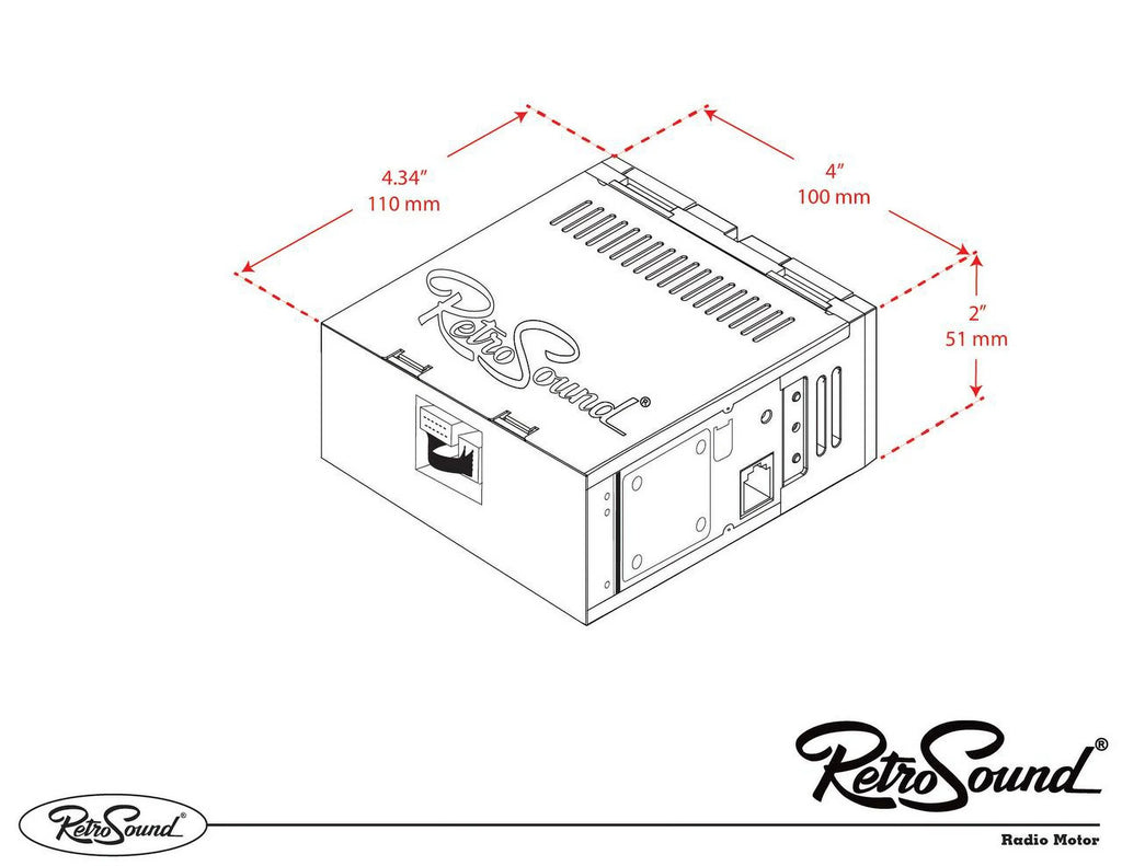 RetroRadio Compatible with 1957-70 Citroen ID19 Features Include Bluetooth, , / -M1-308-309-39-78PCT1