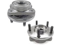 Front Wheel Bearing Hub Assembly - Set of 2 - Compatible with 1996 - 2007 Chrysler Town and Country 1997 1998 1999 2000 2001 2002 2003 2004 2005 2006