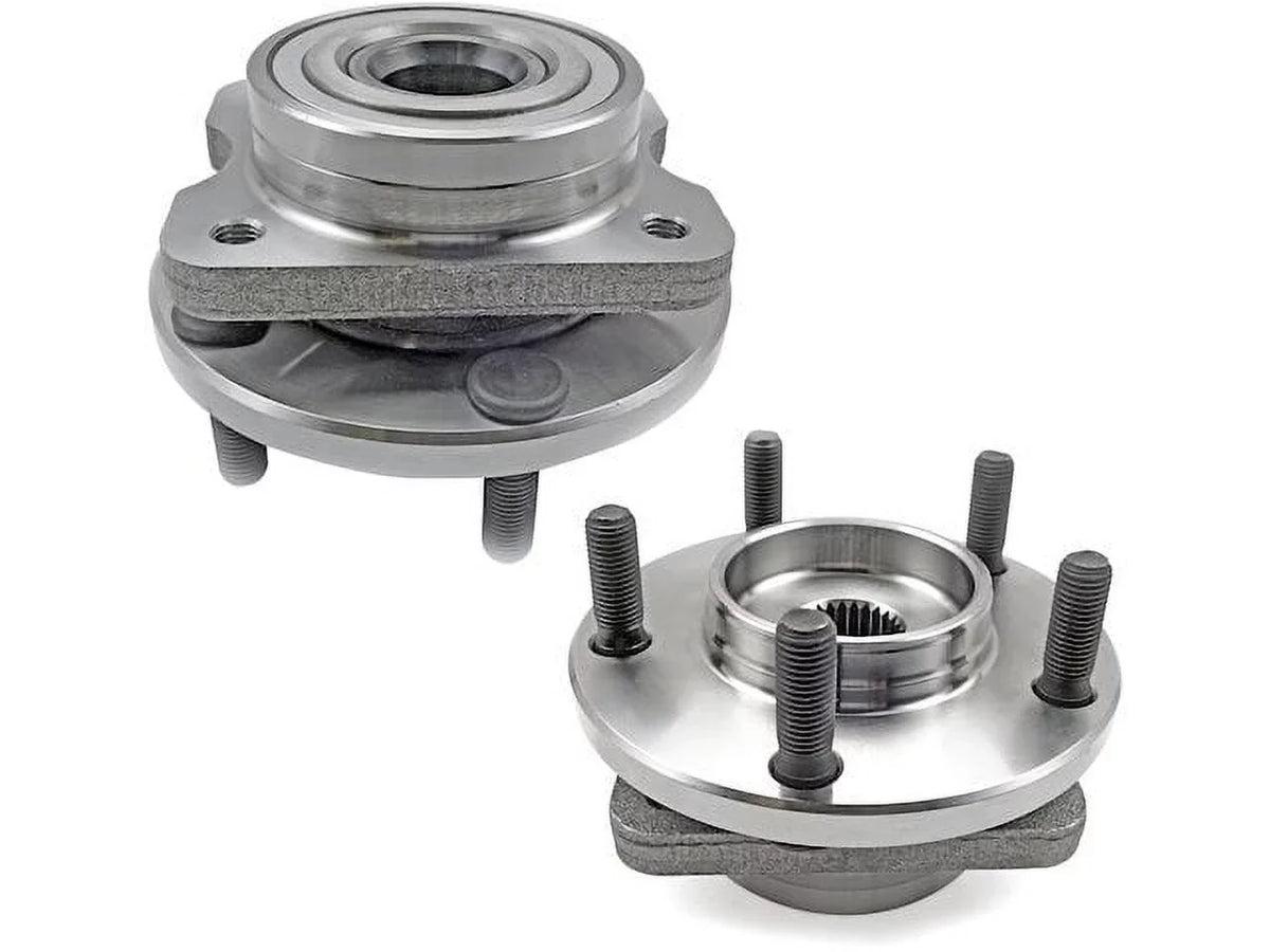 Front Wheel Bearing Hub Assembly - Set of 2 - Compatible with 1996 - 2007 Chrysler Town and Country 1997 1998 1999 2000 2001 2002 2003 2004 2005 2006
