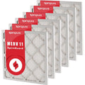 SpiroPure 20x23x1  11 Pleated Filter Air Filters - Made in  (6 Pack)