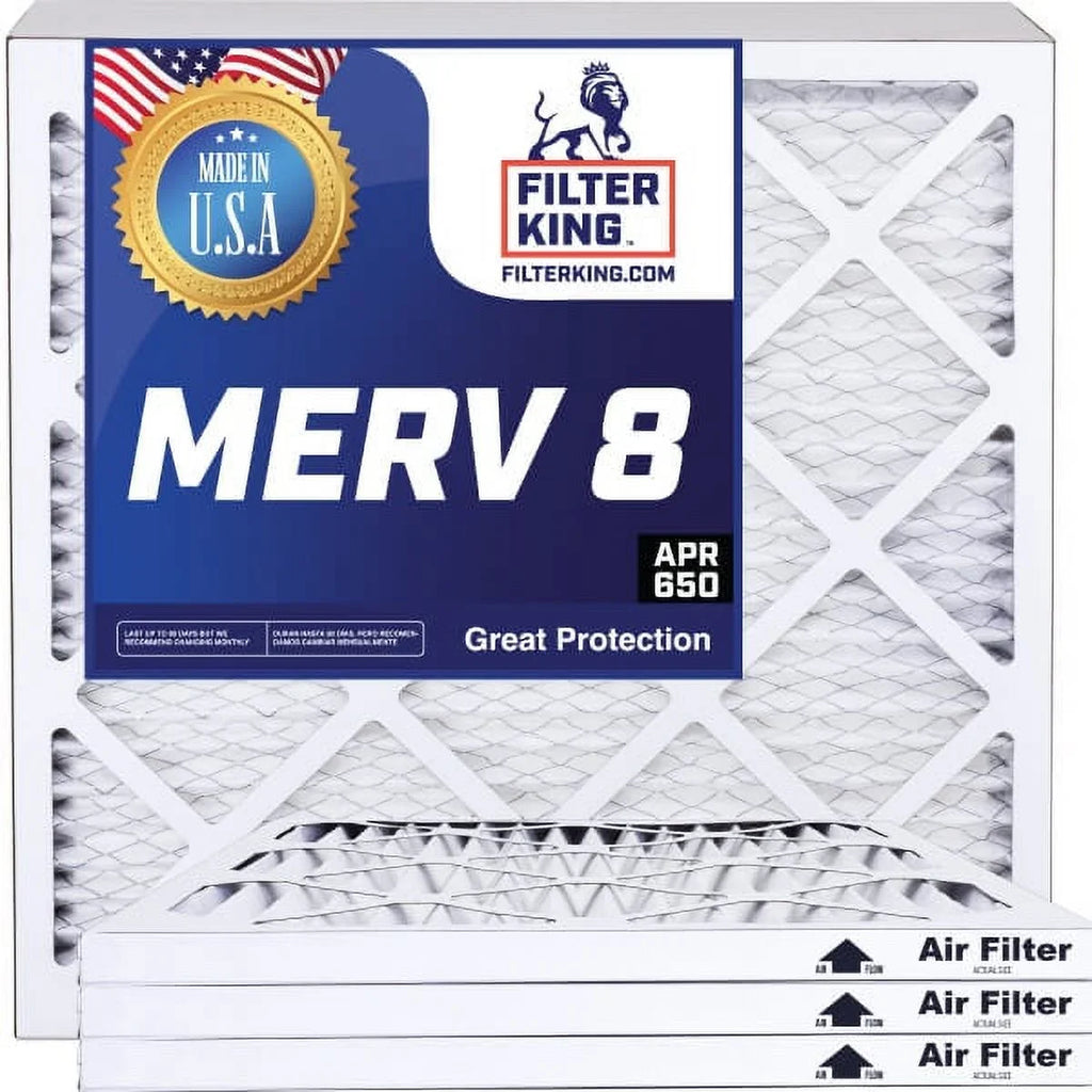 Filter King 23x33.5x1a Air Filter | 4- |  8  Pleated A/C Furnace Filters |    | Actual Size: 23 x 33.5 x .75"