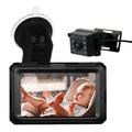 Baby Car Mirror - 1080P Baby Monitor Camera with 4.3’’  Screen, Night Vision, Adjustable Wide View Angle for Infants, Kids, and Pets