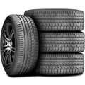 Set of 4 () Goodyear Eagle F1 Asymmetric All-Season 245/40R20 95V Run Flat Tires Fits: 2014-16 Chevrolet Impala , 2017-18 Chevrolet Impala
