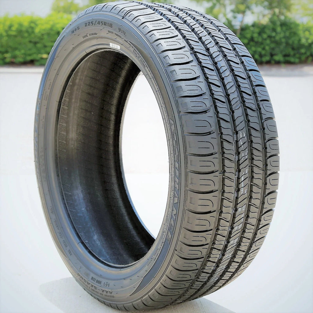 Set of 4 () Goodyear Assurance All-Season 225/45R18 91V A/S All Season Tires Fits: 2012 Toyota Camry , 2008-12 Ford Fusion