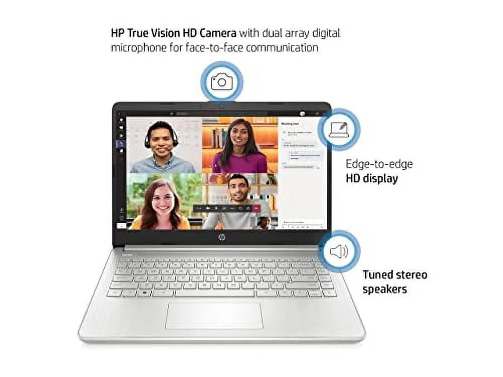 2023 Newest 14 Laptop, 14" Display, Intel Core i5 1135G7 Processor, 32GB , 1TB , Intel Iris Xe Graphics, Bluetooth, Webcam, , Windows 11 Home, Natural Silver