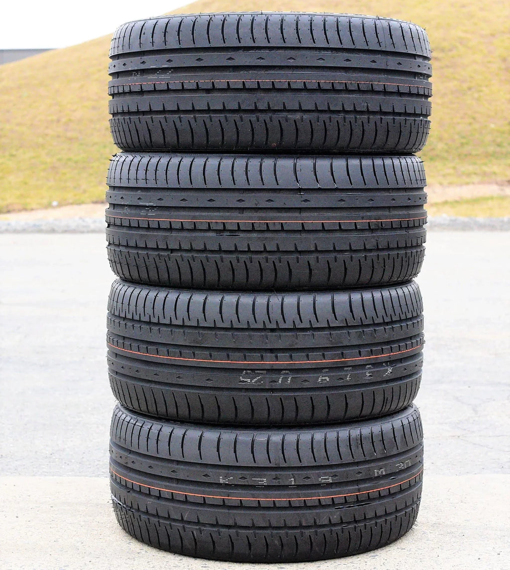 Pair of 2 () Accelera Phi 235/40ZR18 235/40R18 95Y  A/S High Performance Tires Fits: 2012-18 Ford Focus Titanium, 2017-23 Honda Civic Sport Touring