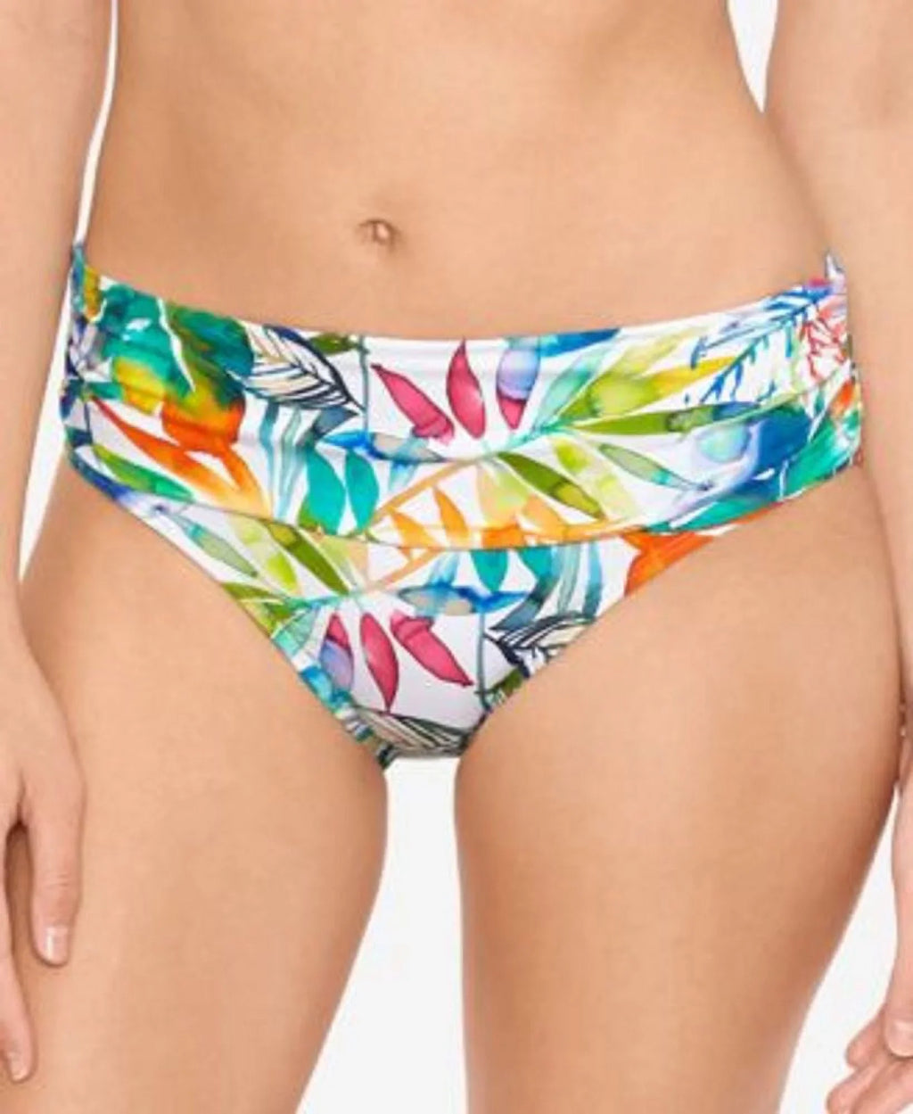 Ralph Lauren   Shirred-Band Hipster Bikini Swim Bottom,  14