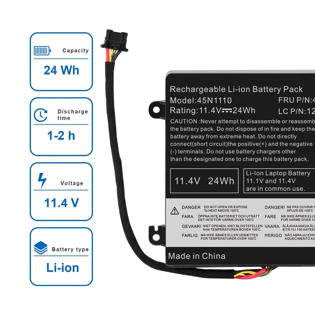 Battery   For Lenovo ThinkPad T450S T460 45N1108
