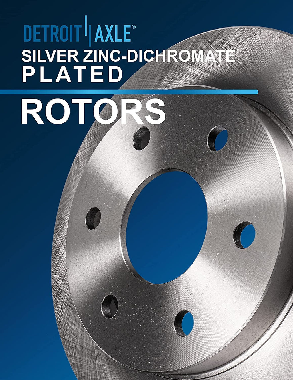 Detroit Axle - Brake Kit for Chevy Trailblazer Buick Rainier  Envoy Isuzu Ascender Bravada Disc Brakes Rotors Ceramic Brakes Pads Replacement: 12" Front Rotor and 12.8" Rear Rotor