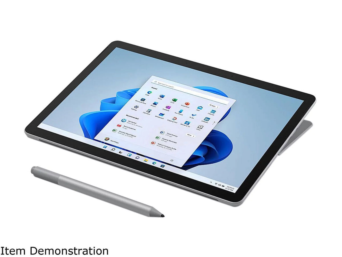 Microsoft Surface Go 3 10.5" Pixel Sense Display, 10 Point Multi-Touch, Intel Core i3-10100Y, 8GB , 128GB , Platinum, Windows 11, 8VC-00001