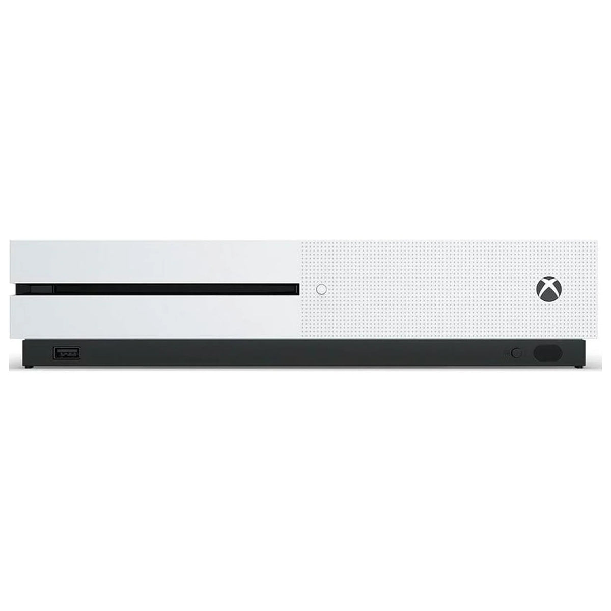Pre-Owned Microsoft Xbox One S 1TB with 2 Controller, 4K Ultra  White with   Cleaning Kit Headset Bundle (Refurbished: Like New)