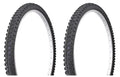 Tire set. 2 Tires. Two Tires Duro 27.5" x 2.20" Black/Black Side Wall -1075.