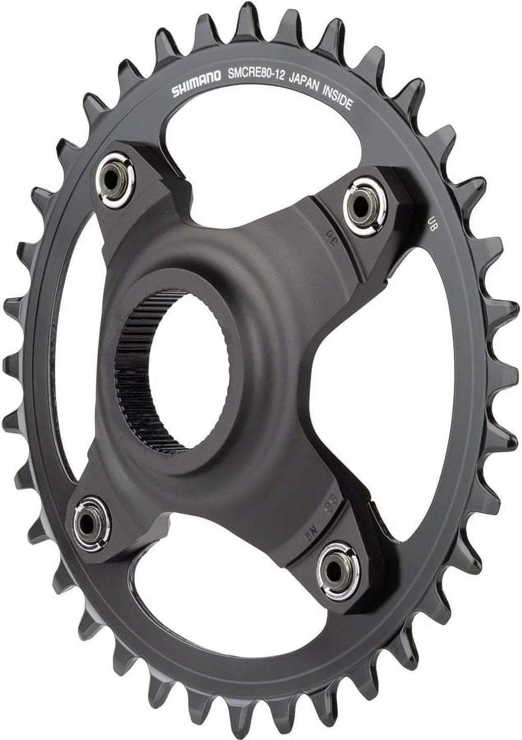 Shimano  -CRE80-12-B Chainring - 36T Without Chainguard, 55mm Chainline, Black
