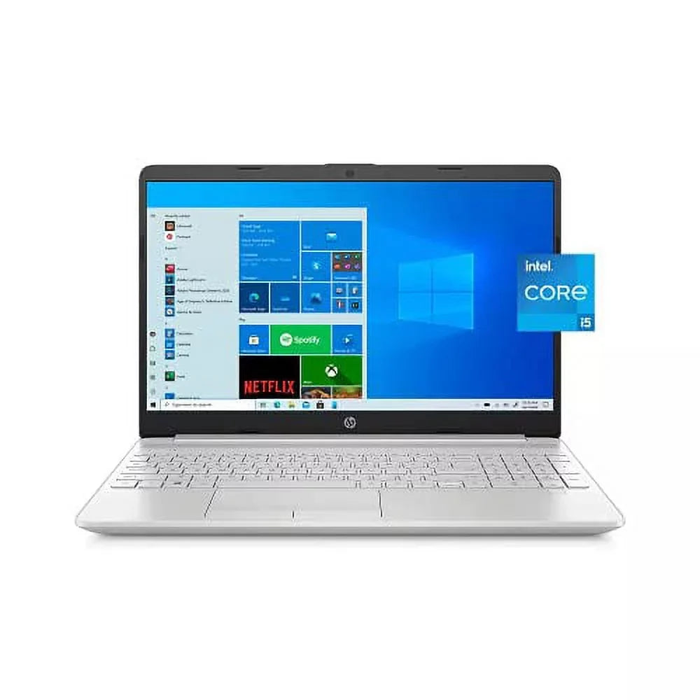 2022 15.6"  Touchscreen Laptop  Intel 4-Core i5-1135G7 8GB DDR4 256GB NVMe  Iris Xe Graphics Webcam  WiFi  RJ45  -C Backlit Keyboard Silver Windows 10 Pro w/ Accessories