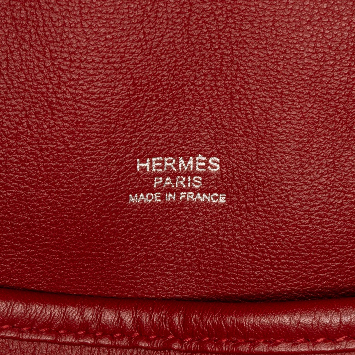 Pre-Owned Authenticated Hermès Sikkim Barda 30 Messenger Bag Calf Leather Red Crossbody Bag Unisex (Good)
