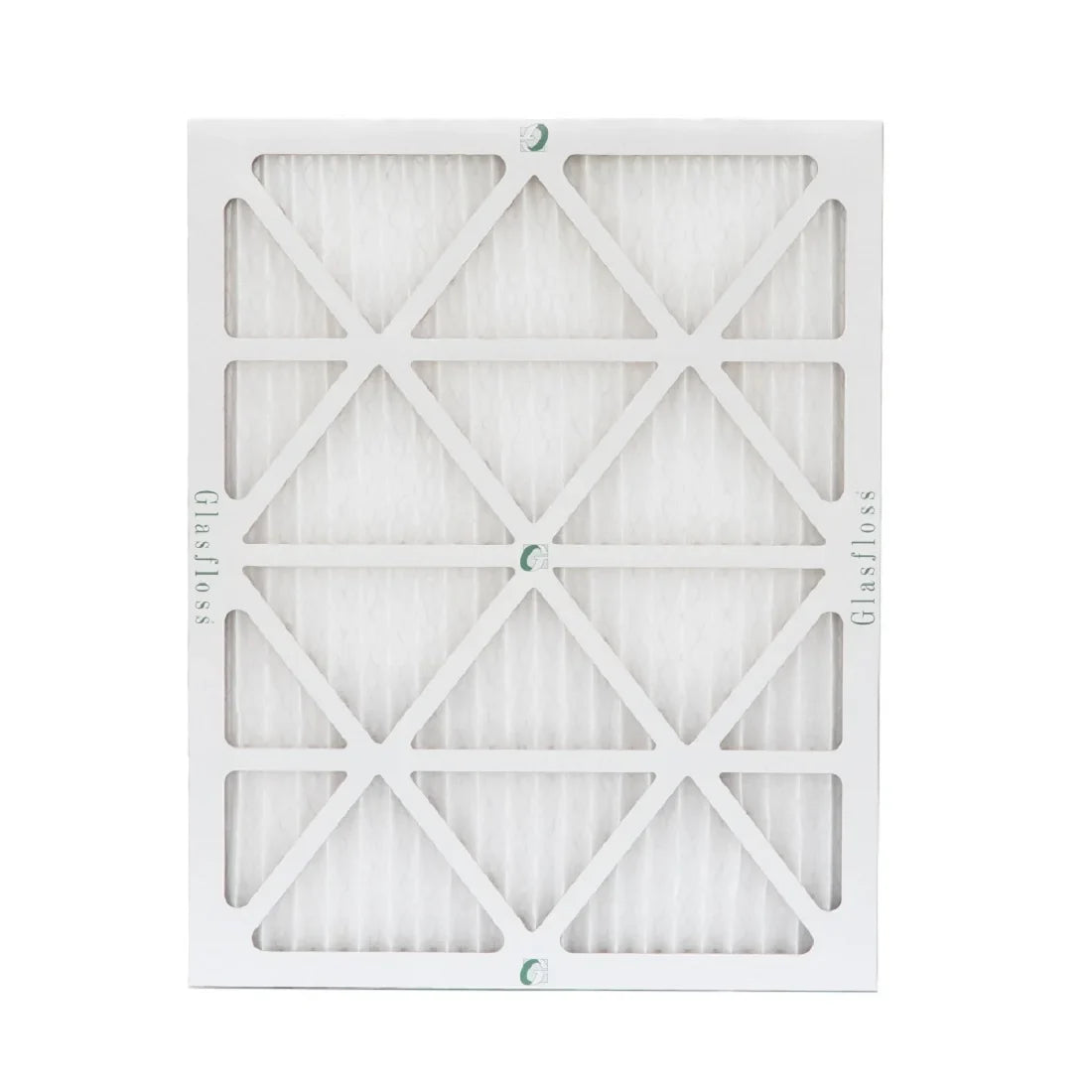 20x24x1  10 Pleated  Air Filters by Glasfloss. ( Quantity 5 ) Exact Size: 19-3/8 x 23-3/8 x 7/8