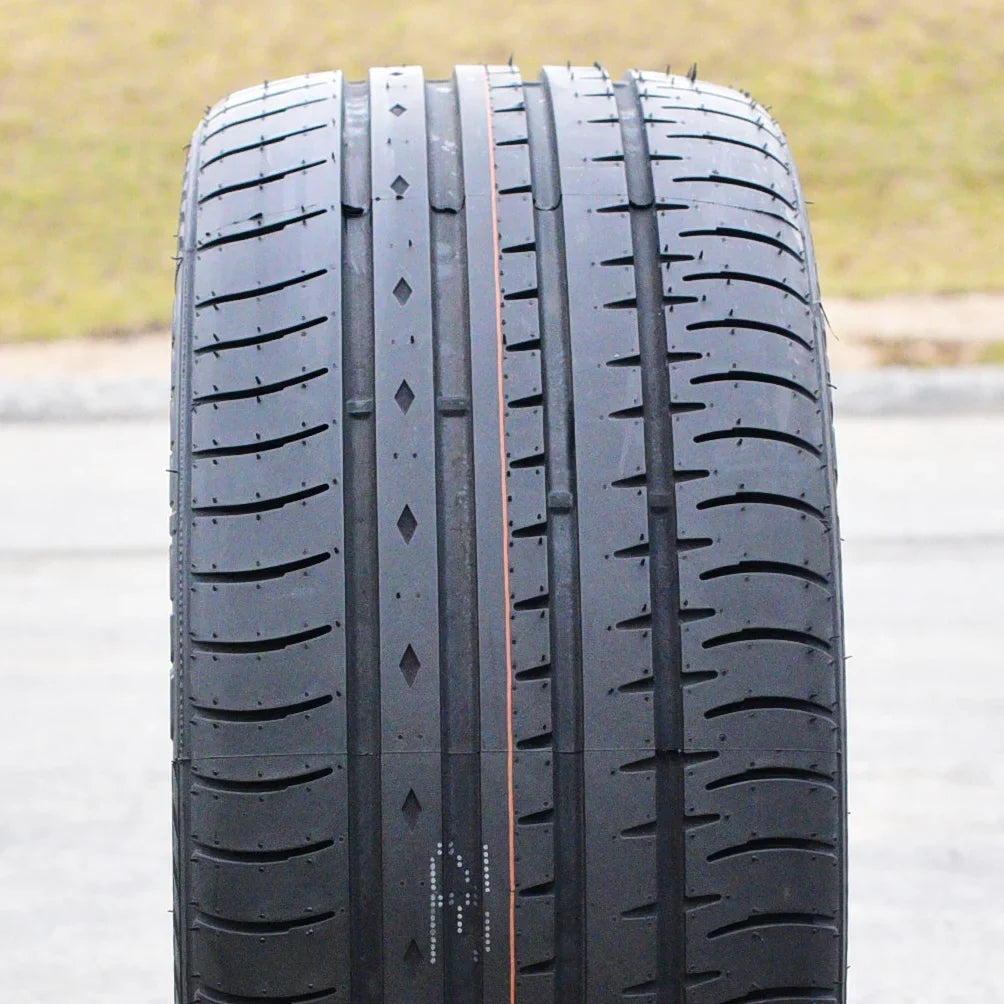 Pair of 2 () Accelera Phi 235/40ZR18 235/40R18 95Y  A/S High Performance Tires Fits: 2012-18 Ford Focus Titanium, 2017-23 Honda Civic Sport Touring