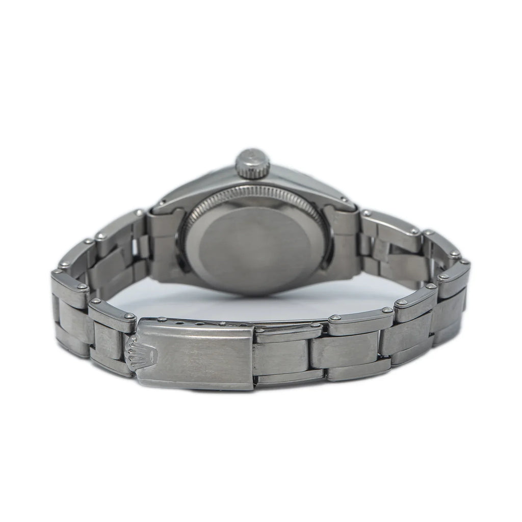 Rolex Oyster Perpetual 6618 Automatic Stainless Silver Dial Ladies Watch 24mm