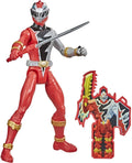 Power Rangers Dino Fury Red Ranger 6-Inch Action Figure Toy Inspired by  Show with Dino Fury Key and Dino-Themed Accessory for Ages 4 and Up
