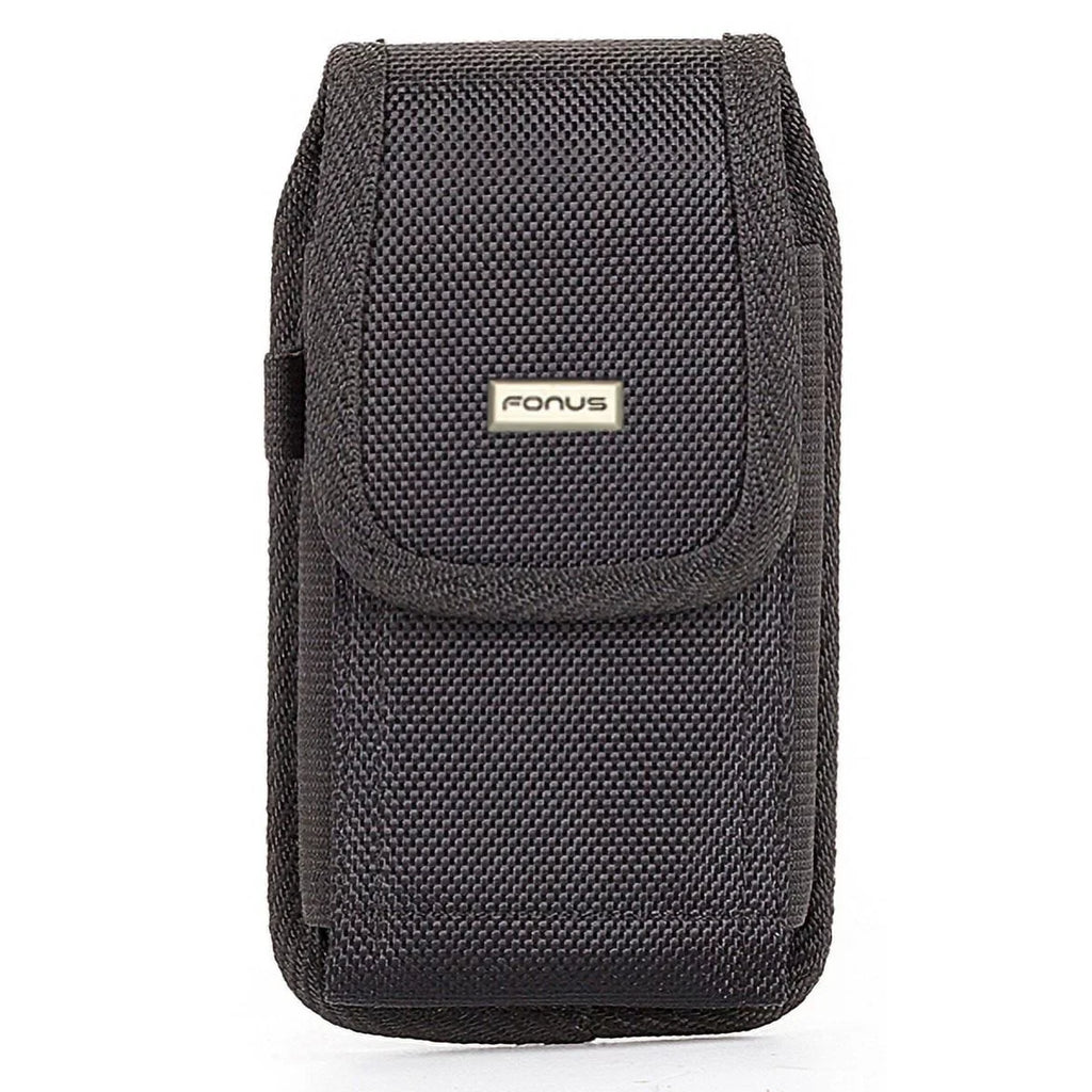 Rugged Case Belt Holster w Retractable White Type-C  Cable Charge Sync Power Wire D1A for Blackberry Motion -  G9, Vivo  Plus - Coolpad Legacy - Google Pixel  3a  3  2
