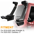 Kojem High Mount Snorkel For 2018-2020 Jeep Wrangler  2020-2021 Gladiator  Air Intake Snorkel Kit