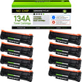 8 Compatible for  134A W1340A (No Chip) Black Toner Cartridge Replacement with  Laserjet M209dw  M234dw M234sdw M234sdn Printer
