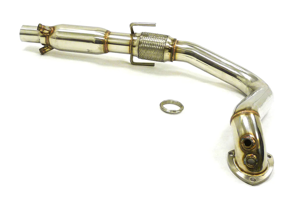 Stainless Steel Resonated Pipe Fitment For 2003 thru 2008 Saab 9-3 / 2.0L 4Cyl. By