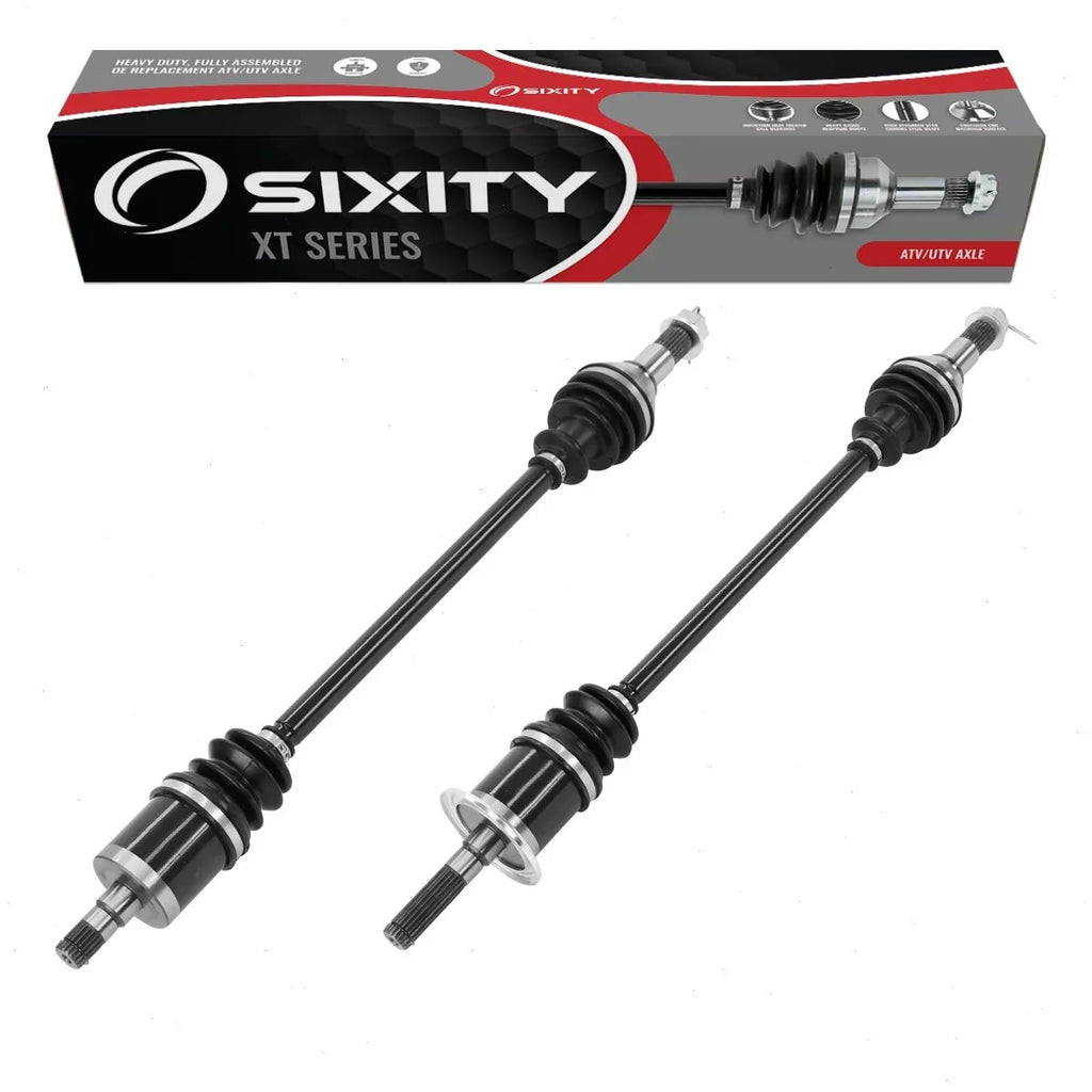 2 pc Sixity  Front Left Right Axle compatible with Can-Am Maverick 1000 2015 -  1000   4X4