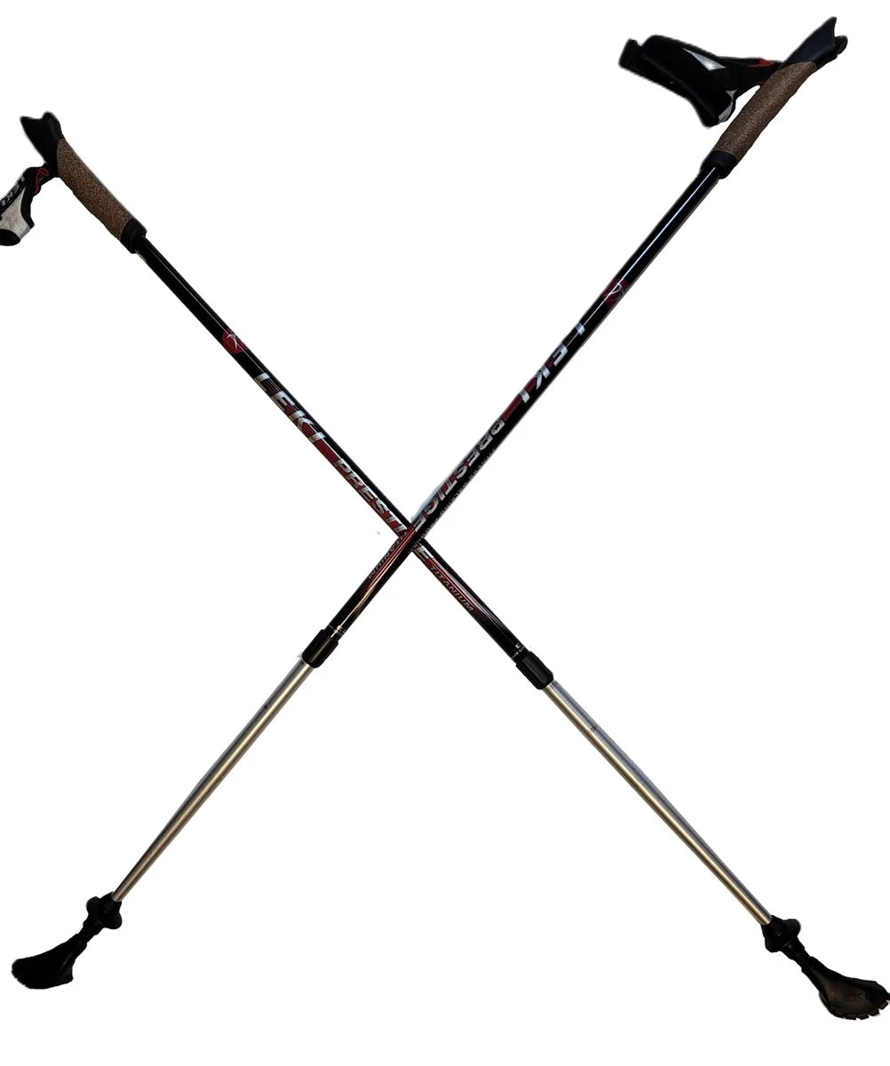 Nordic Walking Prestige Titanium Black Trekking Pole 100cm-135cm