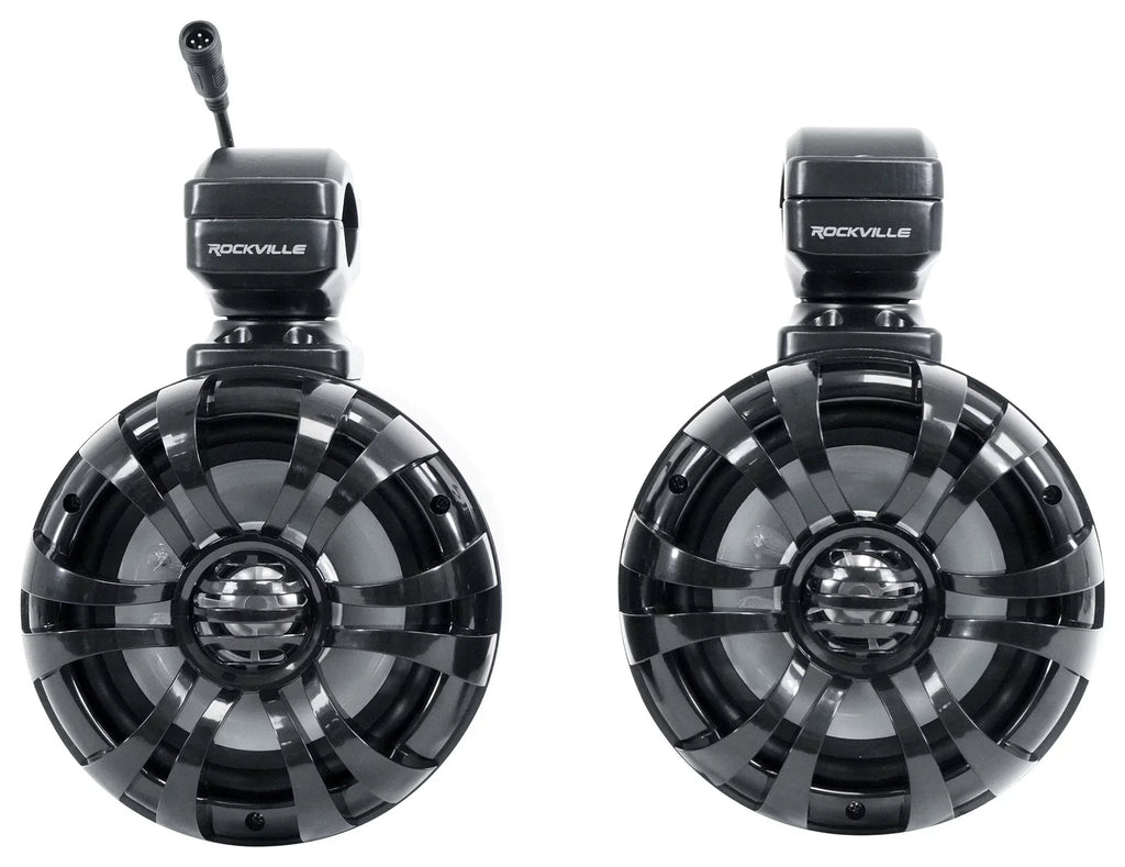 (2) Memphis Audio GEN65FE Pods+ Tower Speakers+Amp For 2016+ Polaris General