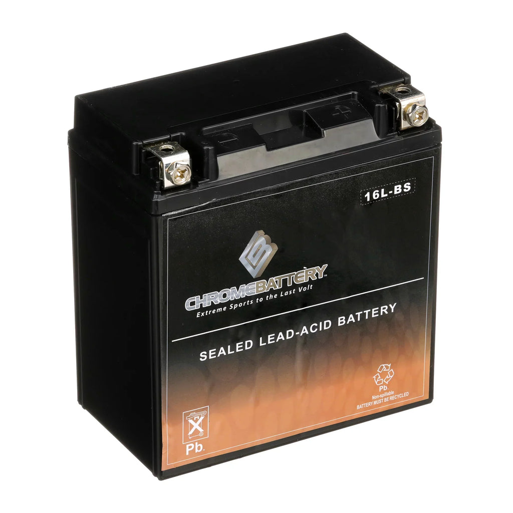 Chrome Battery YTX16L- (16L- 12 Volt,14 Ah, 230 ) Pwc Battery for Kawasaki (jet Ski) Js400 Year (76)