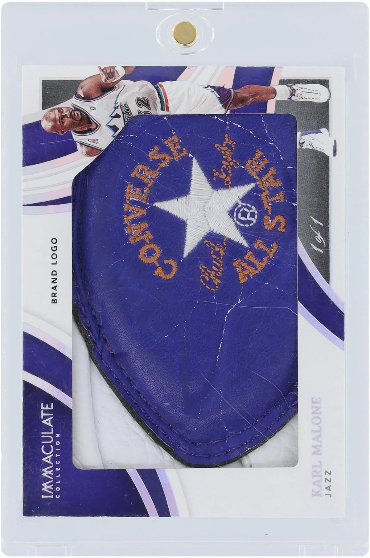 Karl Malone Utah Jazz 2021-22 Panini Immaculate Collection Sneak Peek #- #1/1 Card - Fanatics Authentic Certified
