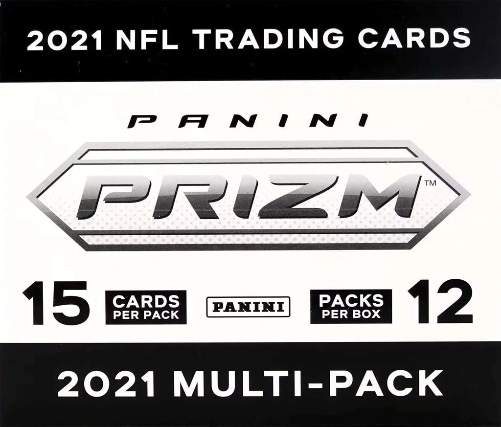 2021 Prizm Football Trading Card Cello Box (12 Packs)